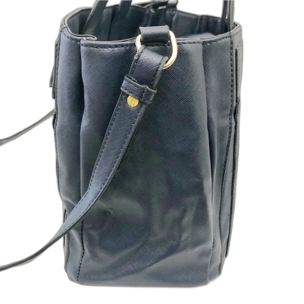 NWOT French Connection Spacious Blue Crossbody Bag Five Pockets